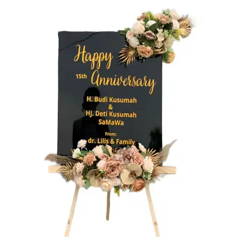 Papan Bunga Akrilik Karang Timur